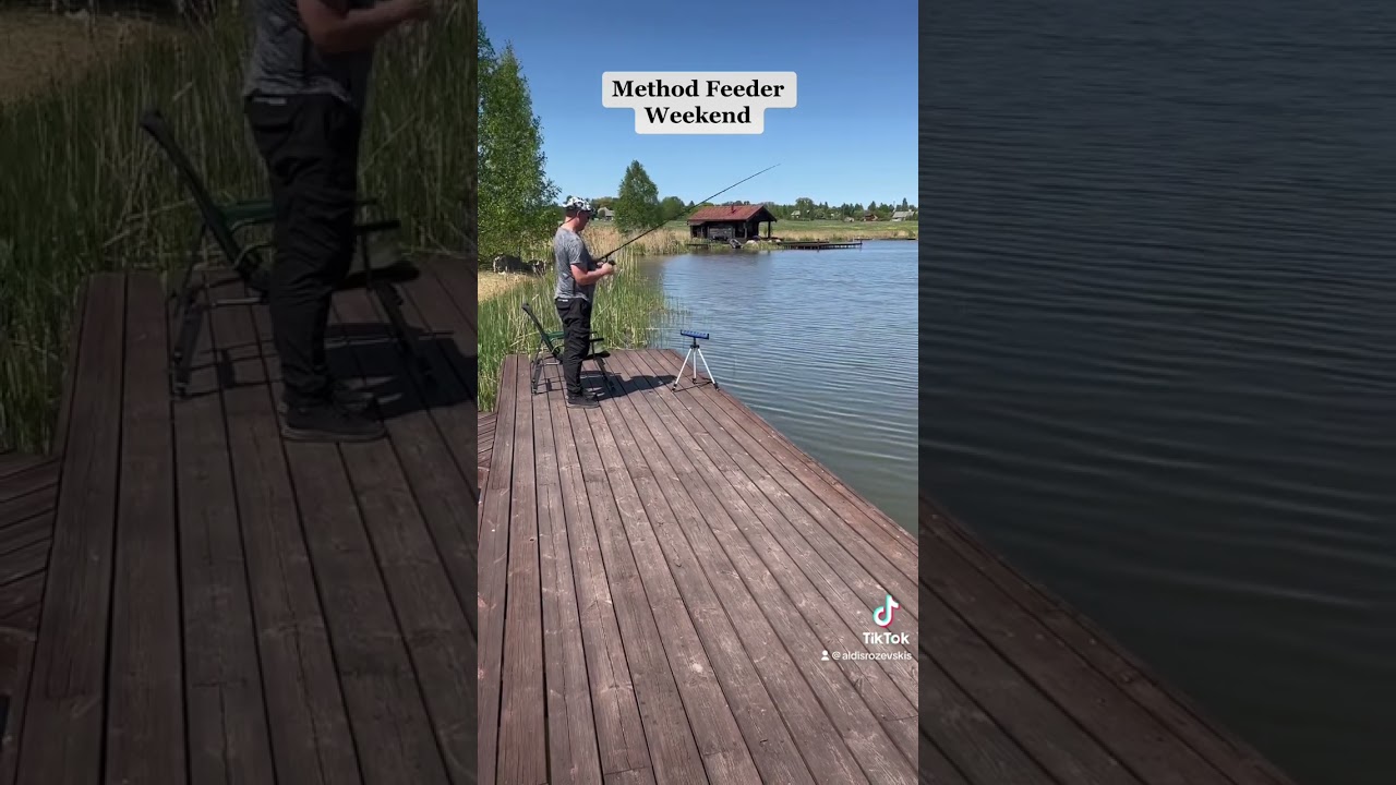 Method feeder weekend. Carp fishing.