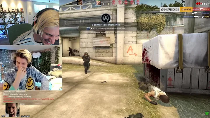 xQc Reacts to The Worst Round in CSGO History