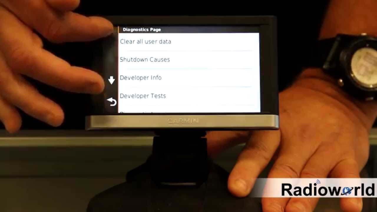 Garmin Reset - YouTube