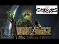 Groot claps robo cheeks  marvels guardians of the galaxy