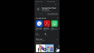 How to install the digital signage player on an Android phone? screenshot 1