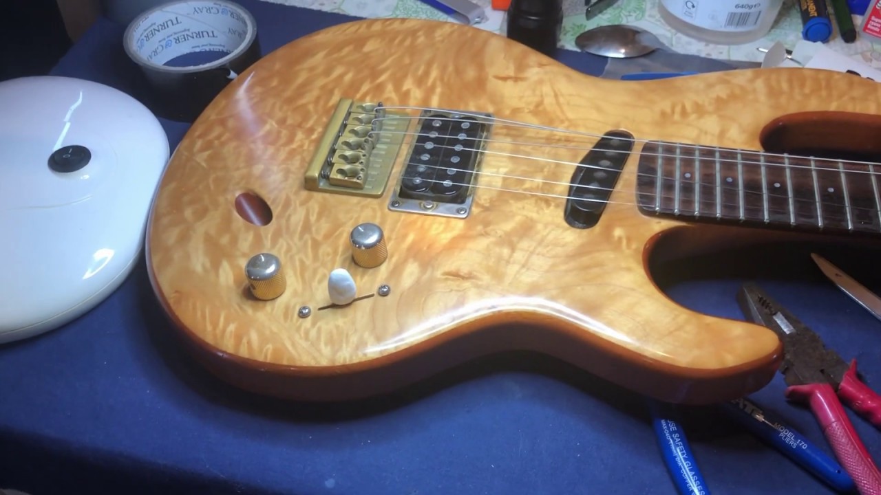 Hand Made (early) Ernie McMillen Guitar Broken Knob three way