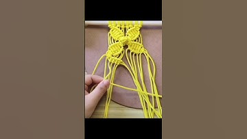 mecrame work #macramelove #macrameknot #boho style mecrame #macrametutorial