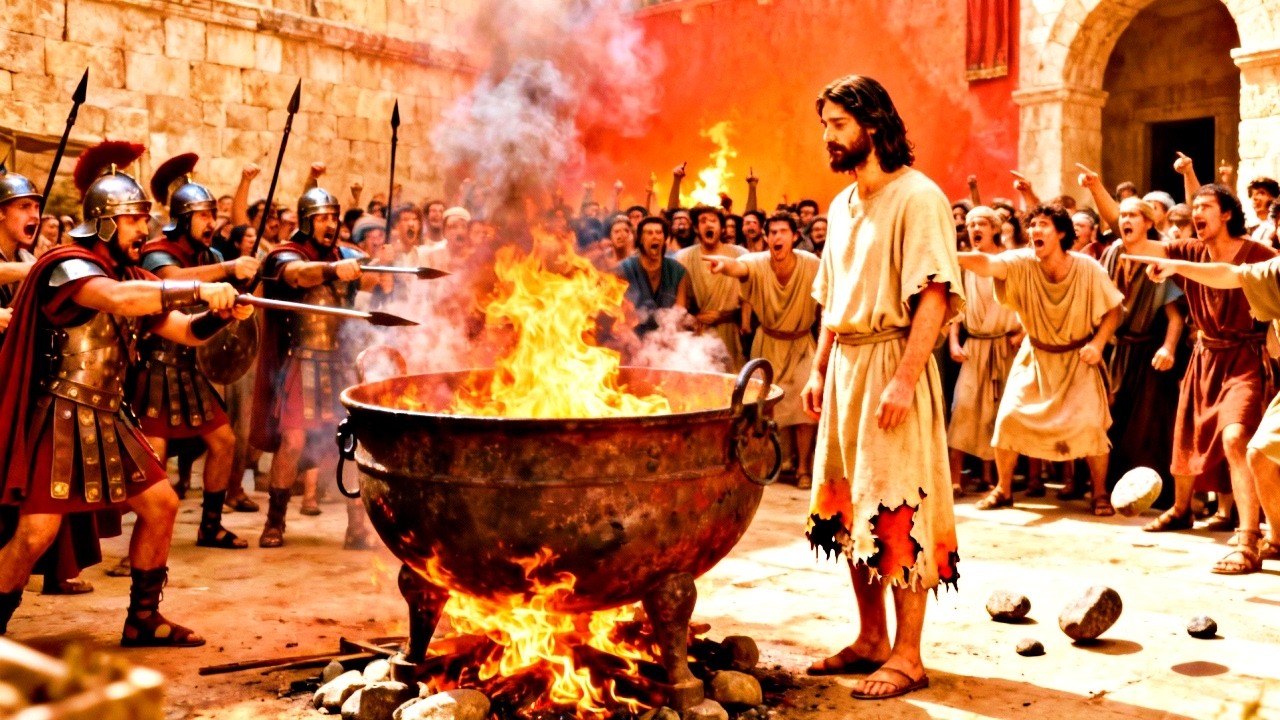 ISTORIA APOSTOLULUI IOAN | A FOST FIERT ÎN ULEI... ȘI A IEȘIT VIU