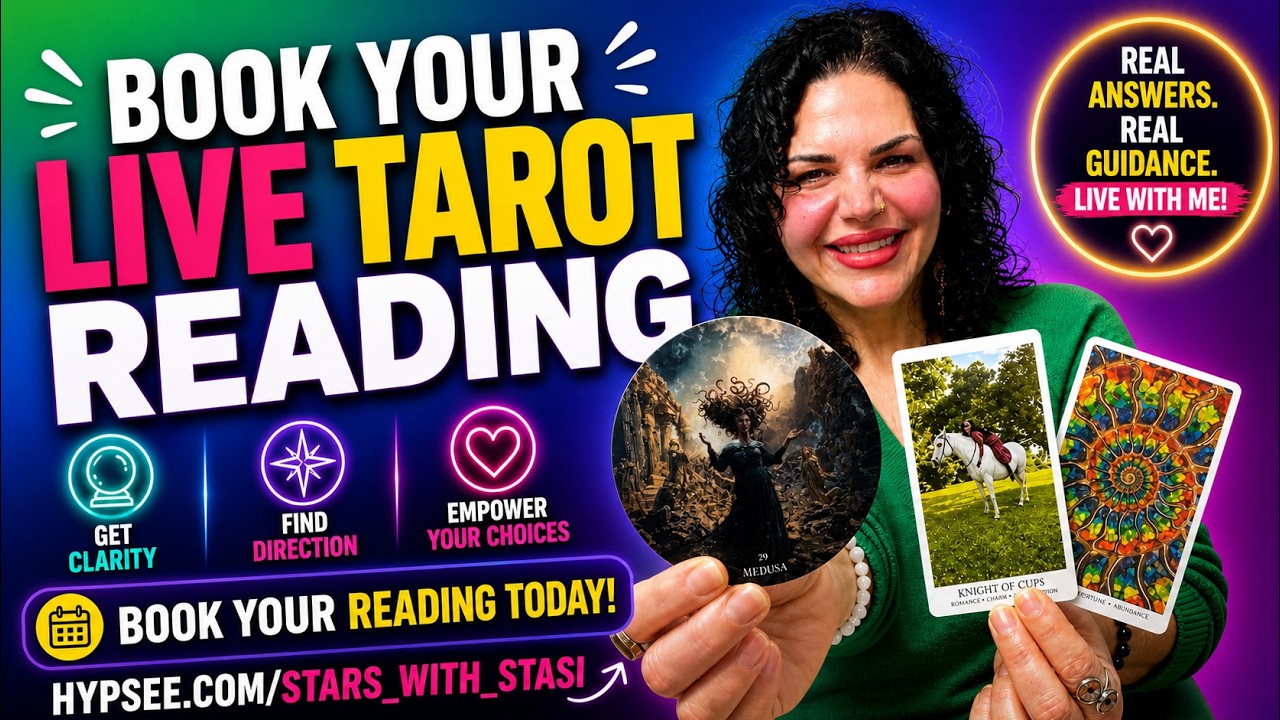 Live Tarot Readings- Pre-order or Request Live! All Signs:  https://www.hypsee.com/Stars_with_Stasi