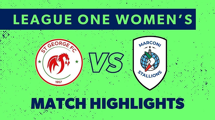League One Women's Round 15 Highlights – St George FC v Marconi Stallions