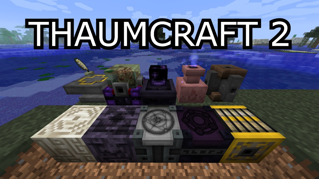 Это мой ЛЮБИМЫЙ мод Minecraft Magic (Thaumcraft 2)