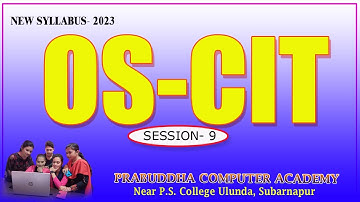 New OS-CIT Updated Syllabus #Knowledge_Check 9th SESSION With Practical #PCA_ULUNDA