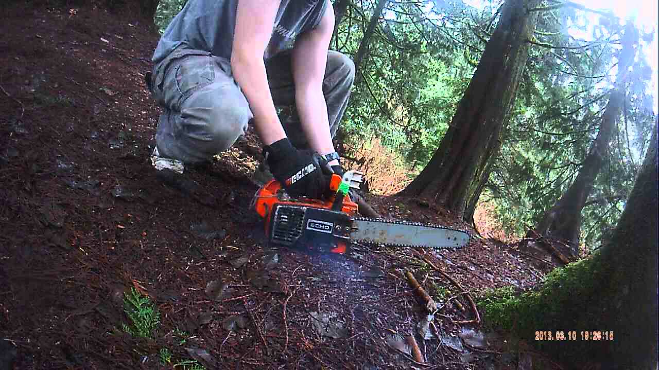 echo 280e top saw first start in months - YouTube