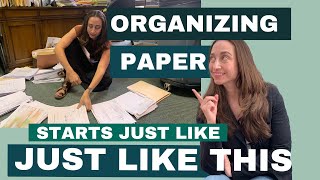 9 Client Examples From a Pro Organizer! | Organizing Paper Starts Just Like This