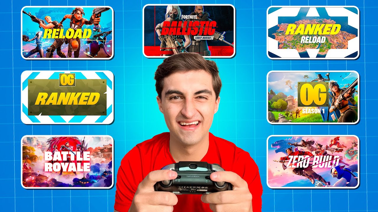 GANÉ en TODOS los MODOS de Fortnite y Aprendí Esto...