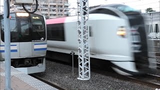 【総武快速線】市川駅を発着するE217系 E231系500番台 通過するE259系