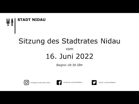 Sitzung des Stadtrats