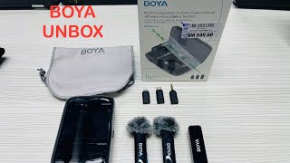 Boya microphone unbox | Boya microphone price in malaysia | Boya microphone review |