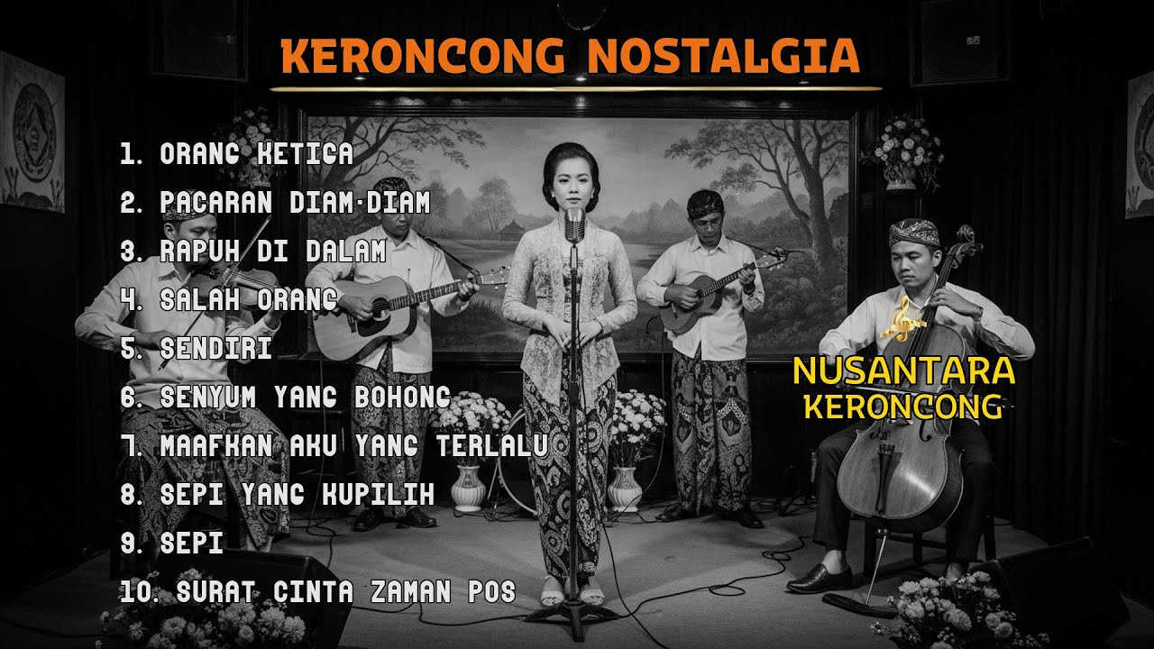 Lagu Keroncong Lawas Nusantara |Musik Tradisional Klasik dengan Nuansa Nostalgia Mendalam