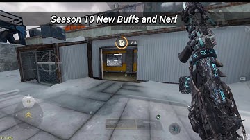 New* Season 10 All Buffs and Nerf