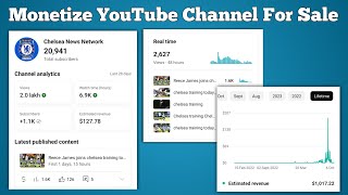Monetize channel for sell | YouTube channel for sell | YouTube Channel For Sale