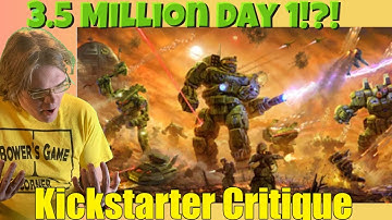 BattleTech: Mercenaries - Kickstarter Critique Review -(F)
