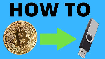 HOW TO STORE BITCOIN ON THE FLASH-DRIVE TUTORIAL