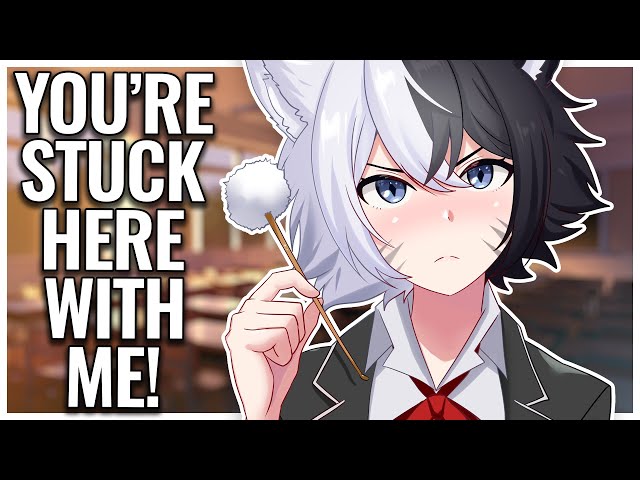 Femboy Bully Keeps You After School for Ear Cleaning ASMR 💢