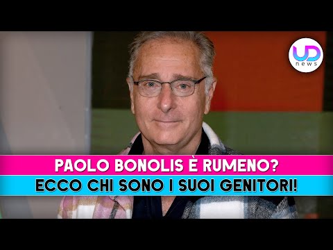 Paolo Bonolis E' Rumeno? Ecco Chi Sono I Suoi Genitori!