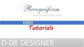 [D-08] Recogniform Designer: ICR Processing
