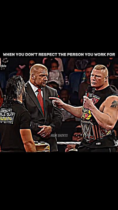 Brock Lesnar Just Destroyed Everyone In The Ring #shorts