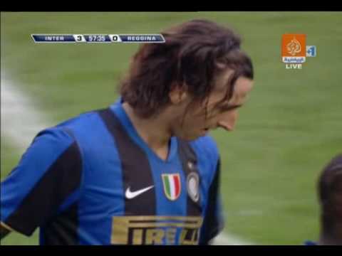 INTER 3 0 Reggina Ibrahimovic Terzo Gol