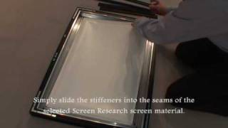 Screen Research Fastgrip Fabric Attachment System