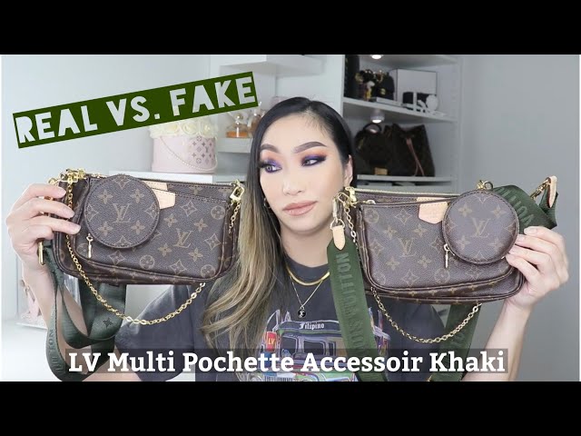 REAL vs. REP Louis Vuitton Multi Pochette Accessoires Comparison