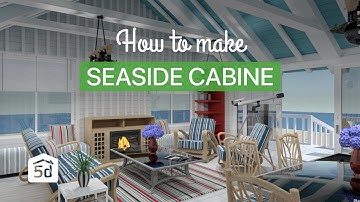How to make seaside cabin for a complete relaxation with Planner 5D