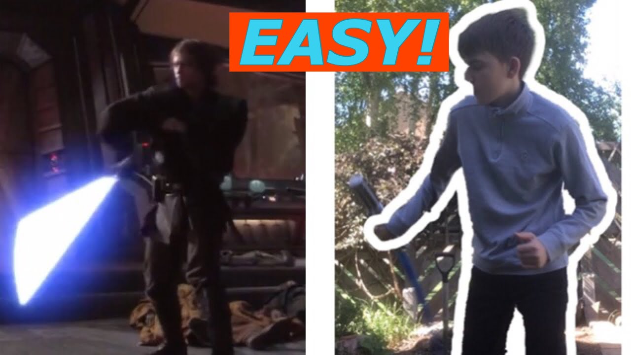 Top 3 Easy Lightsaber tricks YOU can do! YouTube
