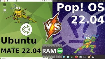 Ubuntu Mate 22.04 vs Pop! OS 22.04: RAM Usage