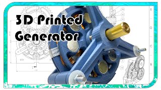 3D printed generator and how it works.