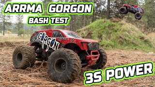 Arrma Gorgon Brushless 3S Power Upgrade Bash Test by Fivo Nine 11,764 views 7 months ago 8 minutes, 7 seconds
