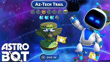 Astro Bot - Az Tech Trail - 100% Walkthrough *All Bots, Puzzle Pieces, Secret Level*