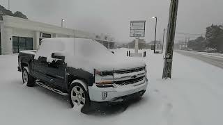 Rare winter snow storm in South Mississippi 2025 #snowstorm2025 #mississippi
