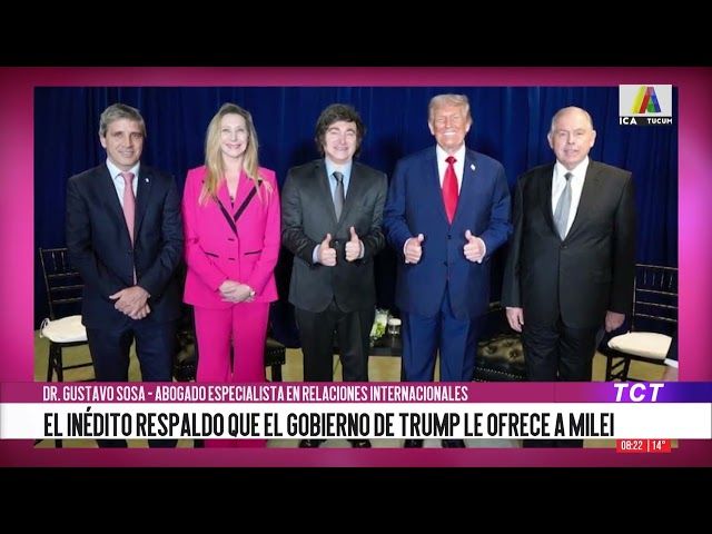 EL INEDITO RESPALDO QUE EL GOBIERNO DE TRUMP LE OFRECE A MILEI 14-10-2025