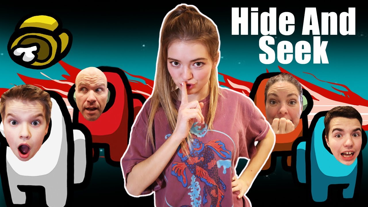 Playing Hide And Seek In Among Us! Don't Get Caught!