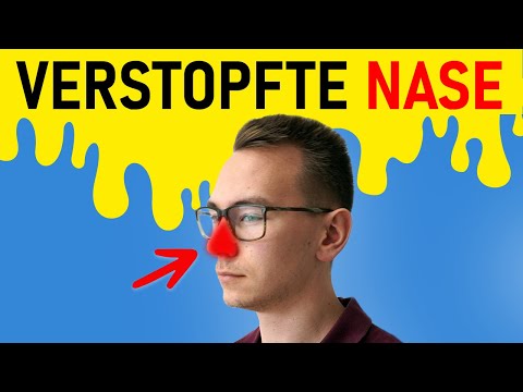 Video: 4 Wege, um eine verstopfte Nase zu beseitigen