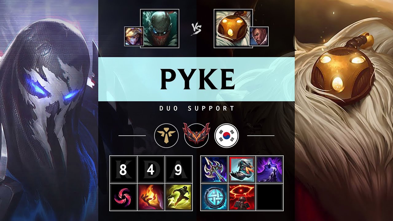 Pyke Support vs Bard - KR Grandmaster Patch 25.21
