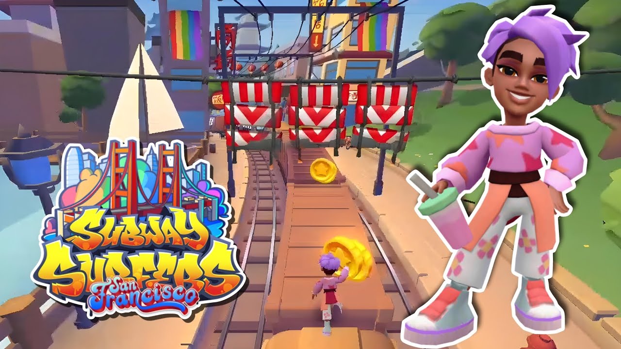 SUBWAY SURFERS FLOOR IS LAVA IN SAN FRANCISCO 2024 #SurfAsYourself