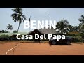 walking in Casa Del Papa beach hotel in Ouidah Benin  West Africa