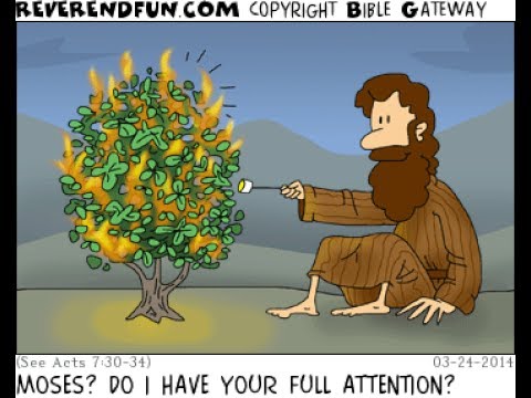 Full attention. Moses Burning Bush. Смешные христианские шутки. Христианский юмор новый. Иуда юмор.
