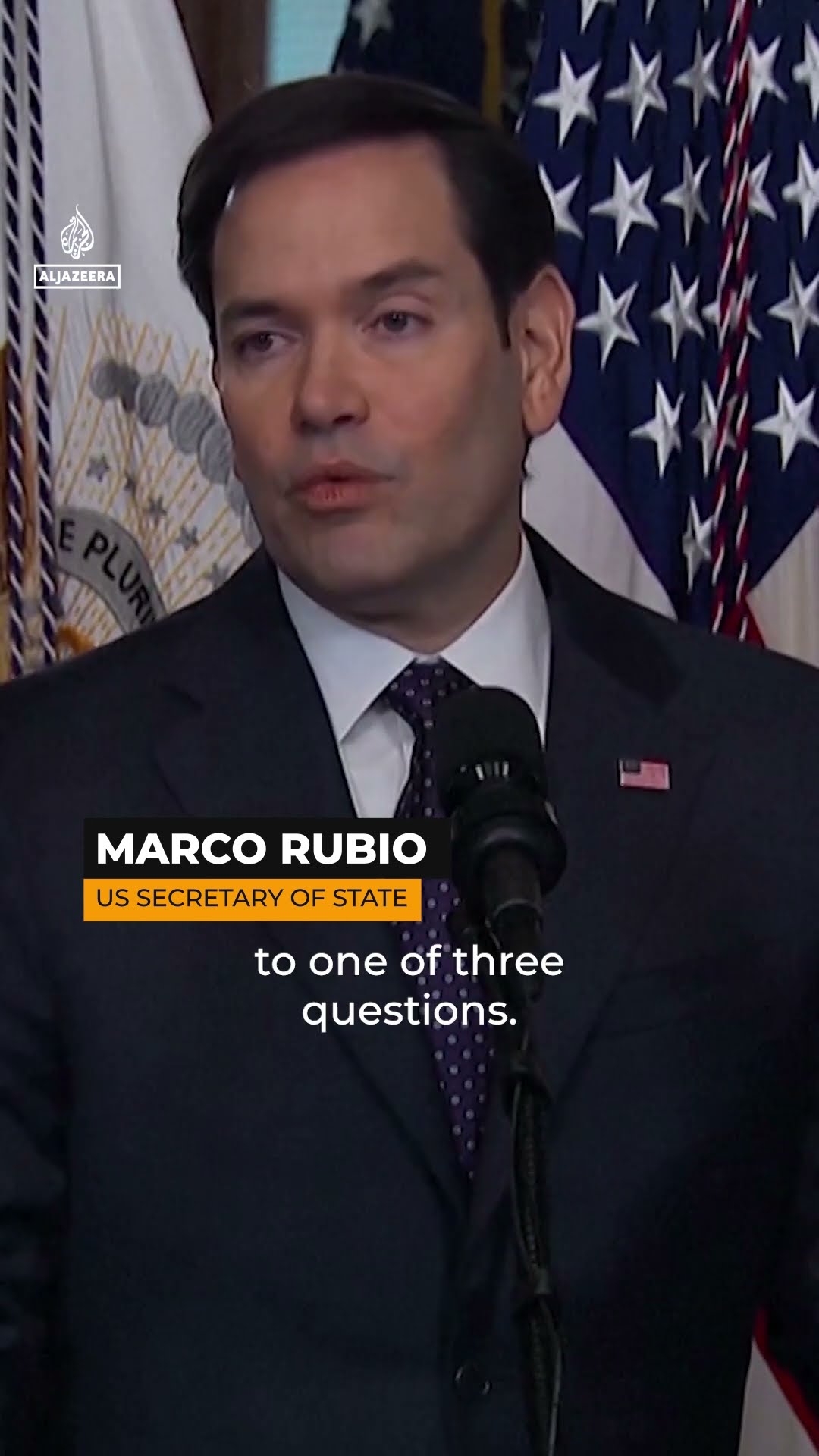 Rubio officially sworn into office as US Secretary of State | AJ #shorts