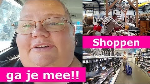 ja we gaan shoppen bij de action en de kringloopwinkels