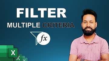 How To Use Excel FILTER Function With Multiple Criteria in Excel || Master FILTER Formula in Excel