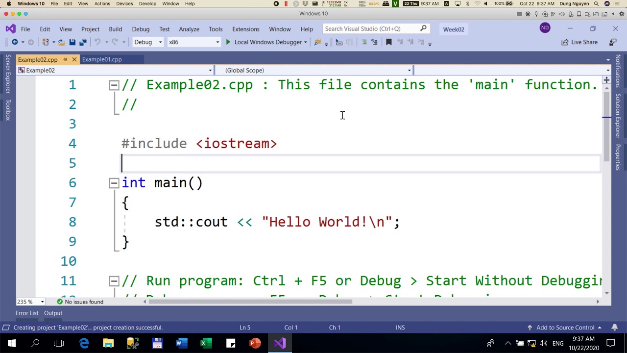 04. Create another project in the same Solution - YouTube