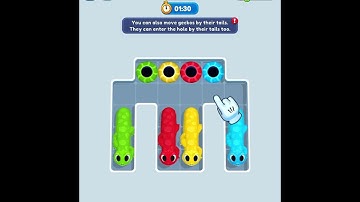 Gecko Out 🦎 level 1 to 10 gameplay walkthrough solution. Android iOS puzzle 🎮