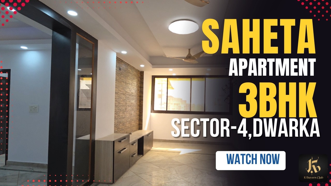 Top Floor 3BHK Apartment for Sale in Saheta Society Sector 4 Dwarka